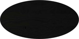 vidaXL - Tafelblad - 100x50x4 - cm - ovaal - massief - eikenhout - donkerbruin