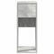 vidaXL - Computertorenstandaard - met - lade - 30x44x74 - cm - betongrijs