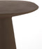 Light & Living Bijzettafel Abala - 45cm - Mat Donkerbruin