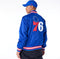 New Era - Philadelphia 76ers - NBA Satin Blue Bomber Jacket