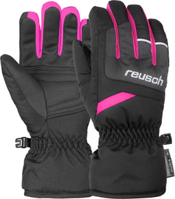 Reusch Bennet R-TEX® XT - Junior Wintersporthandschoenen - Waterdicht 10000 mm - Zwart/Roze
