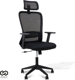 Infinity Goods Ergonomische Bureaustoel - Bureaustoelen Voor Volwassenen - Volledig Verstelbaar -