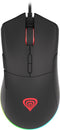Genesis Krypton 290 - Gaming Muis - 6400 DPI RGB Verlichting - Zwart