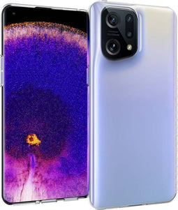 Accezz Clear Backcover - Oppo Find X5 Pro 5G - Schokabsorberend - Transparant