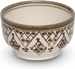 Safaary - Marokkaanse Kom Bruin Zerbia Mya Ø 12 x 7cm