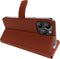 Valenta iPhone 15 - Book Case - Handgemaakt leer - Bruin
