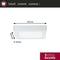 Paulmann Lunar - LED-paneel 225x225mm 12,5W 1140lm 3000K - Wit mat