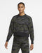 Nike Dri-FIT Get Fit Camo Sporttrui Dames - Losvallend - Zwart/Grijs - Maat L