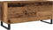 vidaXL - Recordkast - Artisan - Eiken - 100x38x48 - cm - Bewerkt - Hout