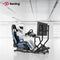 VDD Gaming - Race simulator - Volledig verstelbaar - Zwart/Blauw