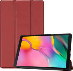 3-Vouw sleepcover hoes - Geschikt voor Samsung Galaxy Tab S5e 10.5 inch - Bordeaux Rood