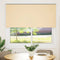vidaXL - Rolgordijn - verduisterend - 145x130 - cm - stofbreedte - 141,6 - cm - beige