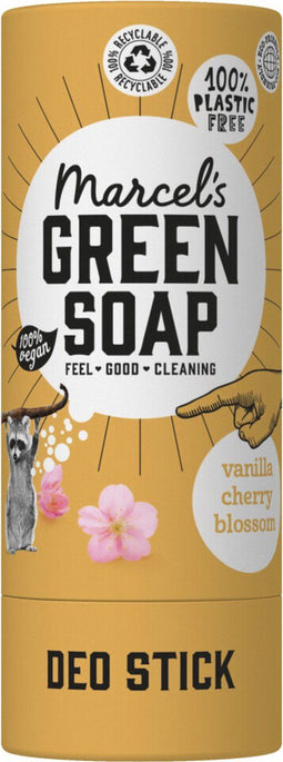 Marcel's Green Soap Deodorant Stick Vanille & Kersenbloesem 40 gr