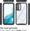 iMoshion Hoesje Geschikt voor Samsung Galaxy A54 (5G) Hoesje - iMoshion 360° Full Protective Case - Zwart / Transparant