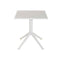 Eettafel Home ESPRIT Grijs Metaal Polypropyleen 70 x 70 x 75 cm