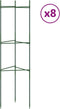 vidaXL - Tomatenkooien - 8 - st - 116 - cm - staal - en - polypropeen