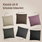 Kuddle Warmtekussen - Oplaadbaar Draadloos - 3 Warmtestanden - Midnight Black 45x45cm