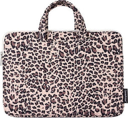 Laptophoes 13 Inch Handvat – Geschikt voor o.a Macbook Pro 13 Inch 2009-2012 / Pro 14 inch 2021 / Macbook Air 2008-2017 – Laptop Sleeve – Panterprint