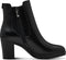 Tamaris dames boot - Chelsea-look - Leer - Zwart - Maat 39