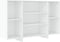 vidaXL - Dressoir - 120x30x75 - cm - bewerkt - hout - wit