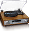 Lenco MC-160WD - HiFi Stereo Set - Platenspeler met Bluetooth 5.0 - Houtkleur
