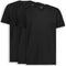 LEBASQ - Davis V-neck T-shirt - 3-pack - Extra Lang - Heren - Zwart - Maat L (3-pack)