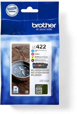 Brother LC422VAL - Inktcartridge - Origineel - Multicolour
