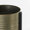 Light & Living Bloempot + standaard Caski - Tin Brons/Zwart - Ø28,5x100cm