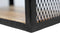 Wandplank Brixton - 30x30 cm - mangohout/ijzer