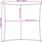 vidaXL - Zonnezeil - 160 - g/m² - vierkant - 5x5 - m - HDPE - lichtgrijs