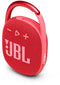 JBL Clip 4 - Draadloze speaker - IP67 waterdicht - Rood