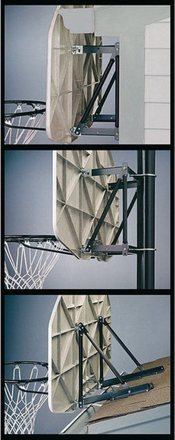 Spalding - Basketbal bord ophangbeugel - Voor palen tot 8.89 cm - Zwart