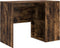 vidaXL - Bureau - Gerookt - Eiken - 102x50x75 - cm - Geperst - Hout