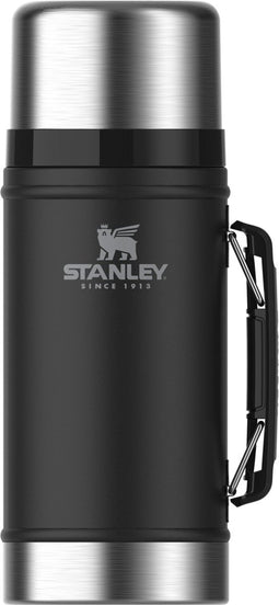 Stanley Classic Legendary Food Jar 0,94L | Matte Black Pebble | Lunchbox houdt 20 uur warm, 24 uur koud | Deksel is ook kom | Lekvrij | BPA-Vrij | Vaatwasserbestendig