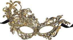 Maskarade Aurore - Soepel verguld Venitiaans Masker - One Size