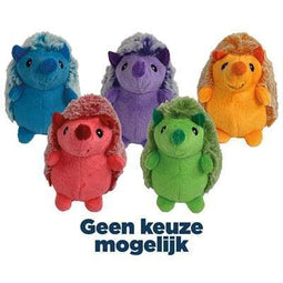 Multipet Minipet - Egel - Pluche met pieper 11,5 cm - Assorti