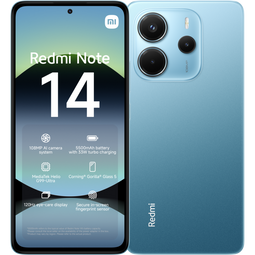 Xiaomi Redmi Note 14 - Smartphone 6GB RAM 128GB opslag 108 MP camera - Blauw
