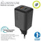 Muvit WCEU66-45-AC - Oplader - Snellader 45 W - Wit