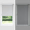 vidaXL - Rolgordijn - 120x230 - cm - verduisterend - stofbreedte - 116,6 - cm - geel