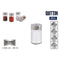 Kruidenrek Quttin 80 ml 5 x 5 x 8 cm (24 Stuks)
