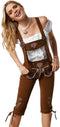 dressforfun Lederhose Walchensee - Verkleedkostuum - Kniehoogte - Bruin