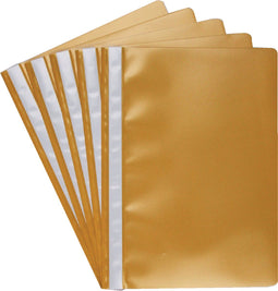 Snelhechter Quantore A4 PP geel - 100 stuks