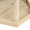 vidaXL - Vogelvoeder - staand - 33x110 - cm - massief - vurenhout