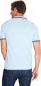 Mario Russo Polo Edward - Polo Shirt Heren - 100% Katoen - Lichtblauw