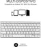 Wireless Keyboard Subblim SUB-KB-3ADC200 BLUETOOTH 3.0 350 mAh Spanish Qwerty Silver Spanish