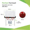 Mini Basketbal Set - Inclusief Bal & Pomp - Indoor - 46x30 cm - Rood Wit Zwart