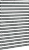 vidaXL - Zebra - rolgordijn - 155x200 - cm - stofbreedte - 150,9 - cm - donkergrijs