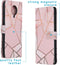 iMoshion Hoesje Geschikt voor Nokia G20 / G10 Hoesje Met Pasjeshouder - iMoshion Design Softcase Bookcase - Goud / Roze / Pink Graphic
