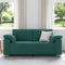 vidaXL - Ligzetel - Sofa - Donkergroen - 140 - cm - Stof