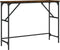 vidaXL - Wandtafel - 100x32x75 - cm - bewerkt - hout - gerookt - eikenkleurig
